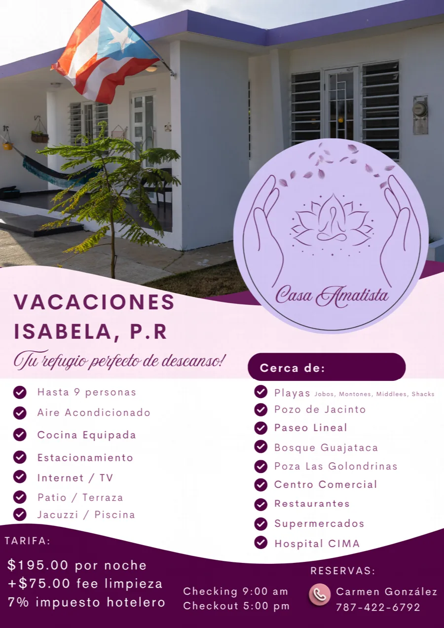 Rótulo de Casa Amatista entre flores