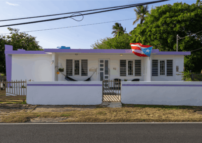 vista exterior de la casa en Casa Amatista