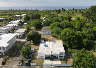 vista aérea de la zona de Casa Amatista en Isabela Puerto Rico